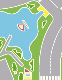 Suelo Vinílico Tarkett Iconik 300 Macadam Green Suelo Vinílico Tarkett Iconik 300 Macadam Green