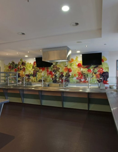 Suelo Vinílico Antideslizante Cafetería Negro SS-11347