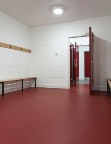 Suelo Vinílico Antideslizante Vestuario Rojo SS-11360