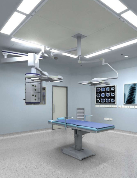 Suelo Vinílico Conductivo Quirófano Gris T-8150