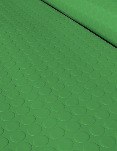 Suelo Caucho Círculos Verde 3 mm