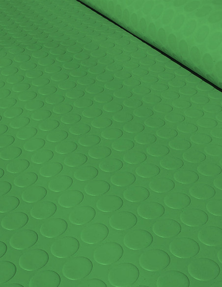 Suelo Caucho Círculos Verde 3 mm