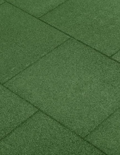 Loseta Caucho 20 mm Verde 500x500 mm 2 Loseta Caucho 20 mm Verde 500x500 mm 2