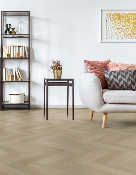 Suelo Vinílico Tarkett Iconik 240 Ancares Herringbone Limed