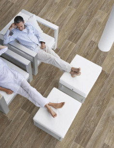 Suelo Vinílico Base Textil Roble Lima Marrón 609M 2 Suelo Vinílico Base Textil Roble Lima Marrón 609M 2