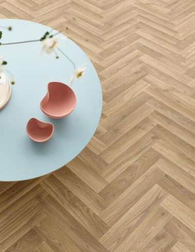 Suelo Vinílico Espiga Roble Beige 369M