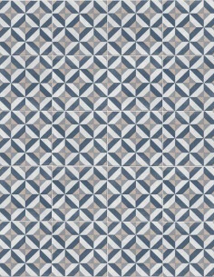 Suelo Vinílico Hidráulico Geométrico Azul Y Gris Suelo Vinílico Hidráulico Geométrico Azul Y Gris