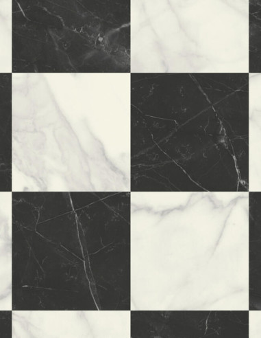 Suelo Vinílico Damero Ajedrez Logis...