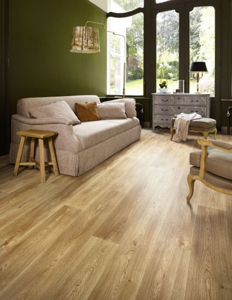 Suelo Vinílico Base Textil Roble Columbia 636L